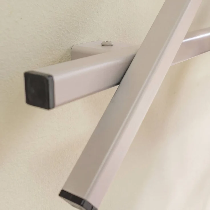 Spinder Design Garderobe Matches Stahl in Silky Taupe Modern Braun 79x10x79 cm – Bild 6
