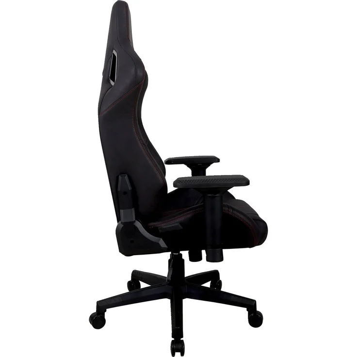 Venda 'DANJO' Gamer Stuhl, Mikrofaser schwarz, 73 x 130 x 60 cm, höhenverstellbar mit Tilt-Funktion – Bild 5