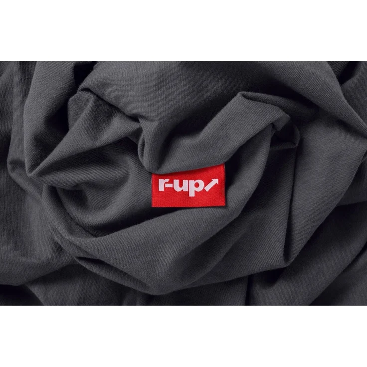r-up Prima Spannbettlaken 90x200-100x220 bis 35cm Höhe anthrazitgrau 97% Baumwolle / 3% Elasthan 160g/m² – Bild 4