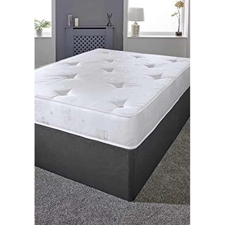 eXtreme comfort ltd Offene Federung, Entspricht allen relevanten britischen Brandschutzbestimmungen für den Hausgebrauch, weiß, Kingsize (1,5 m) – Bild 4
