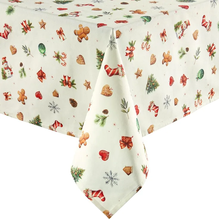 Erwin Müller Tischdecke Tischdecke "Noel", Baumwolle Motiv
