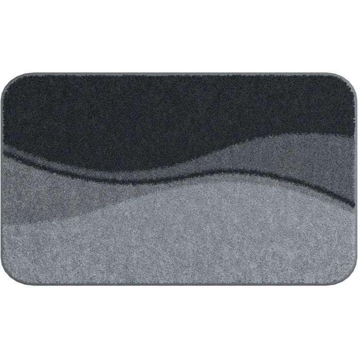 Linea Due Flash Badteppich 50x80 cm anthrazit – Bild 1