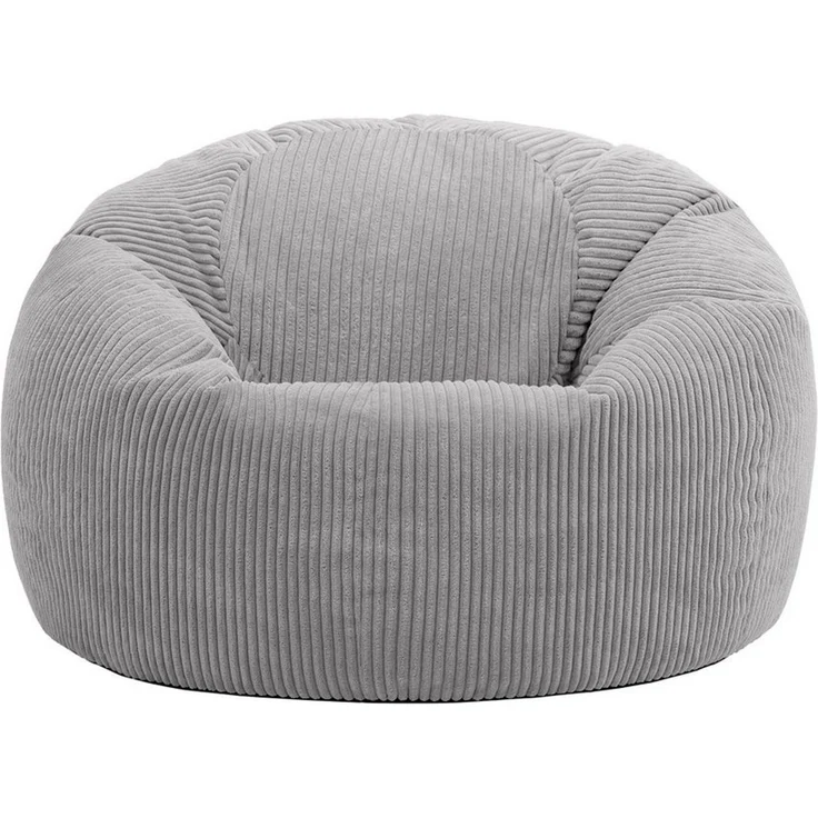 Icon Kingston Sitzsack Cord, Grau, 2er Pack, Sitzsack Erwachsene mit Füllung, Bean Bag, Cord Sessel, Lounge Sessel, Lounge Stuhl, Schlafzimmer, Wohnzimmer, Wohnzimmer Möbel – Bild 4