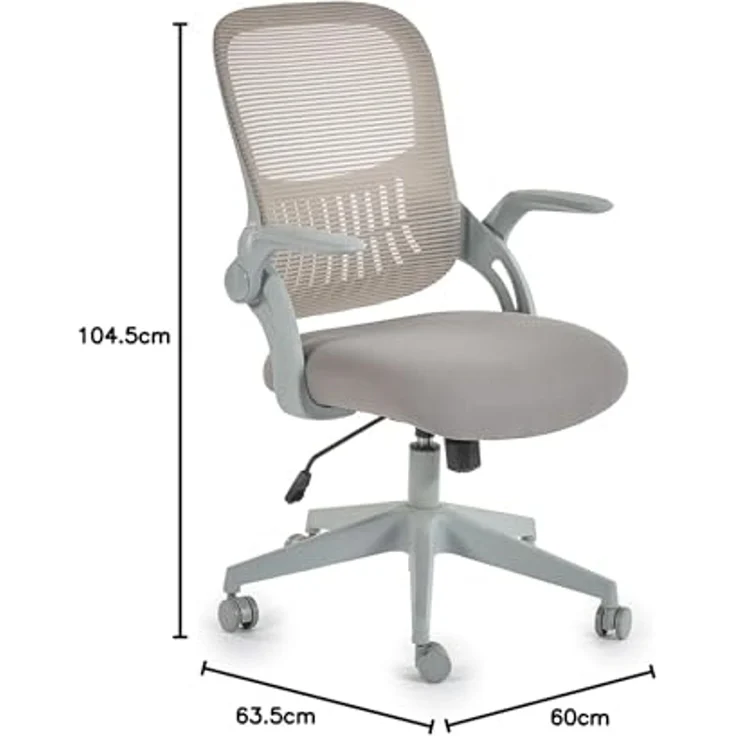 Julian Bowen Juno Bürostuhl, Holzwerkstoff, Kirschesche, 104,5 x 63,5 x 60 cm – Bild 2