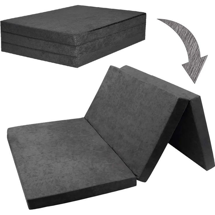 Klappmatratze Gästematratze 10. Grau XXL - 195 x 120 x 7 cm W396_10 FORTISLINE – Bild 7