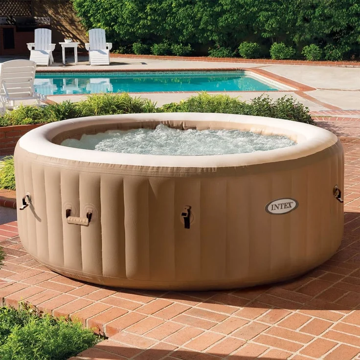 Intex Whirlpool Rund PureSpa 196x71 cm 93292 – Bild 3