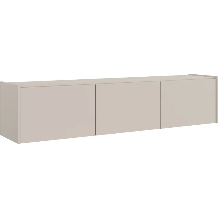 Selsey 'Magro' – TV-Lowboard hängend oder stehend 2-türig, Kaschmirgrau, 180 cm