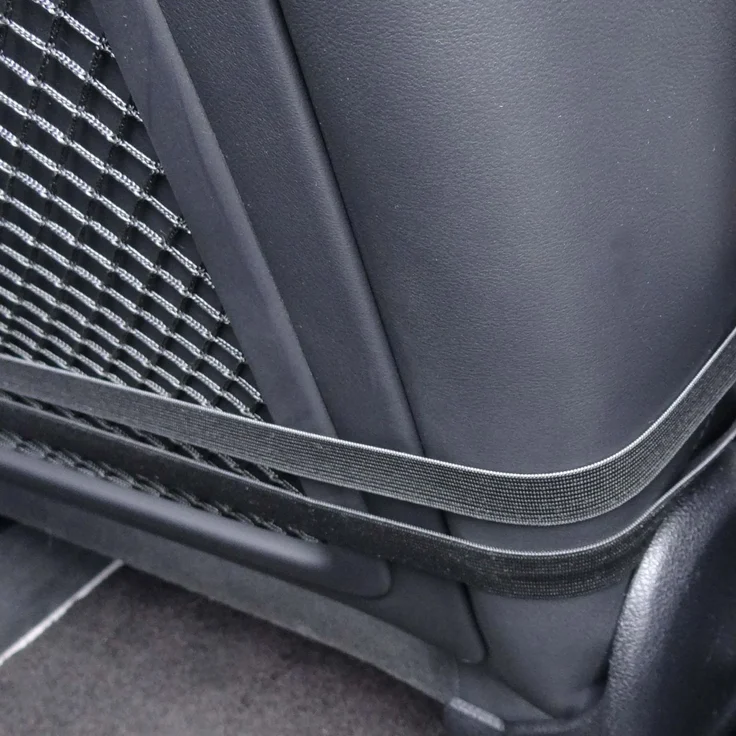 Extra pflegeleichter Hunde Leder Look Autositz - Verstärkter Autositz für kleine und mittlere Hunde - hochwertiger und wasserfester Hundeautositz für den Beifahrersitz im Auto (L-Größe, Schwarz) kompatibel für Mitsubishi Pajero Mini – Bild 3