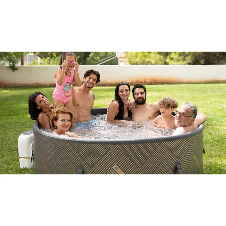 MSpa Whirlpool MONO 2024 für 8 Personen XXL Outdoor Pool aufblasbar DWF F-MO082W – Bild 1