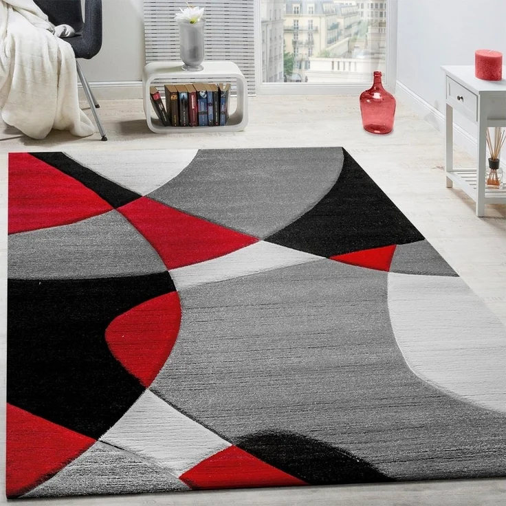 Paco Home Teppich Diamond 664, rechteckig, Höhe: 18 mm, 3D-Design, Kurzflor, 3D-Design, modernes geometrisches Muster – Bild 5