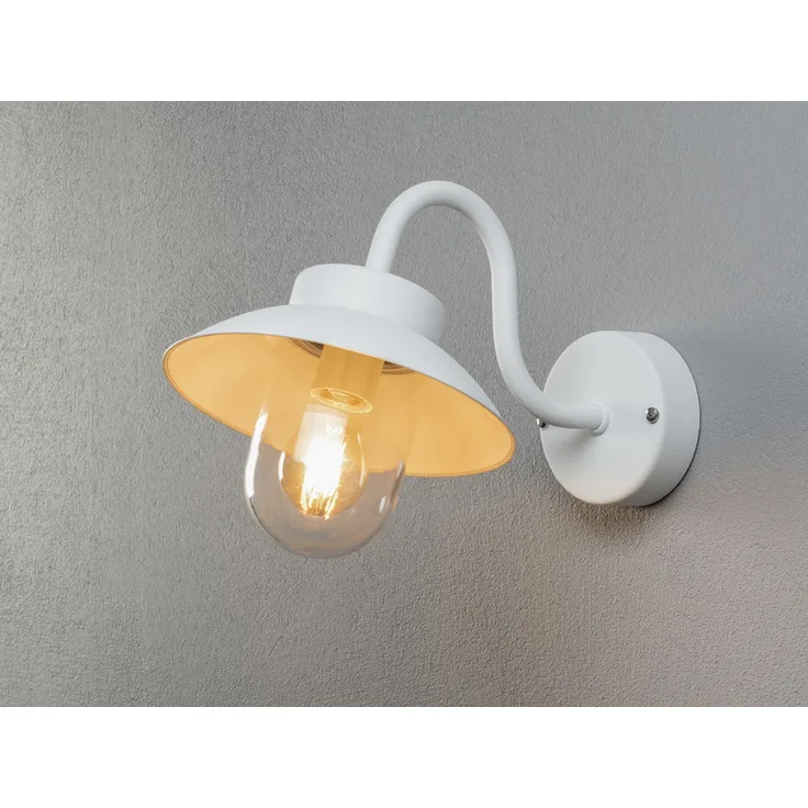 KONSTSMIDE No. 417-250 Aussenwandleuchte Vega Mini 1-flammig E27 weiß IP44