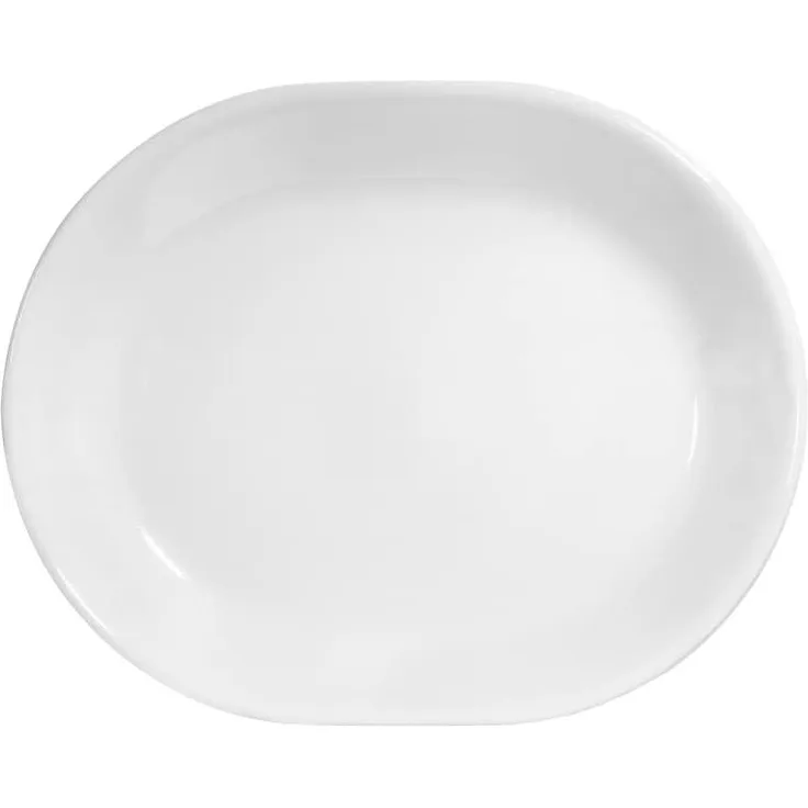 Servierplatte oval von Corelle zum Anrichten von Speisen