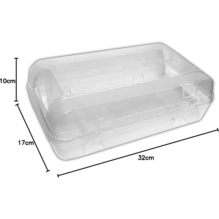 HAC24 Schuhbox Schuhorganizer Schuhe Aufbewahrungsbox Box (6 St), Transparent Stapelbar 32x17x10 cm – Bild 6