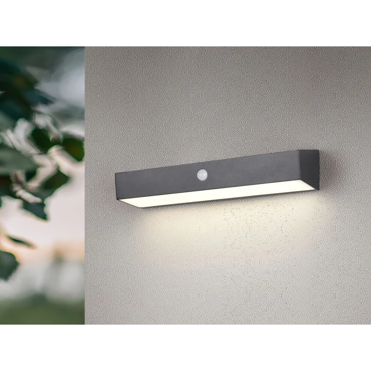 2er SET Solar Wandleuchten auch per USB aufladbar mit Bewegungsmelder, B: 30cm – Bild 5