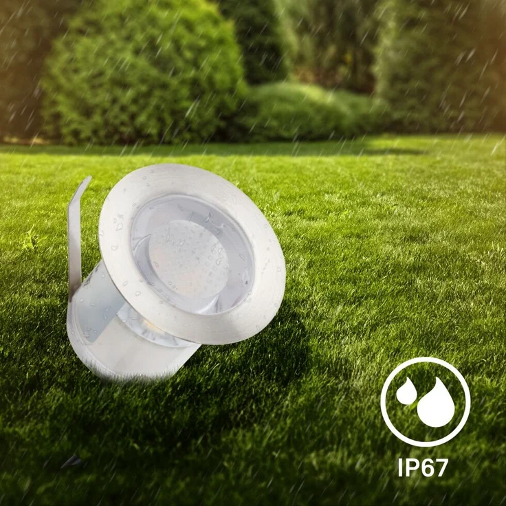 Briloner LED Außen-Bodenstrahler Kebony Connect to Shine 3er Ergänzungsset 1,8W – Bild 3