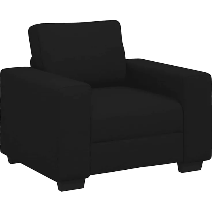 vidaXL Sessel Schwarz 100x77x82 cm Stoff 4105148