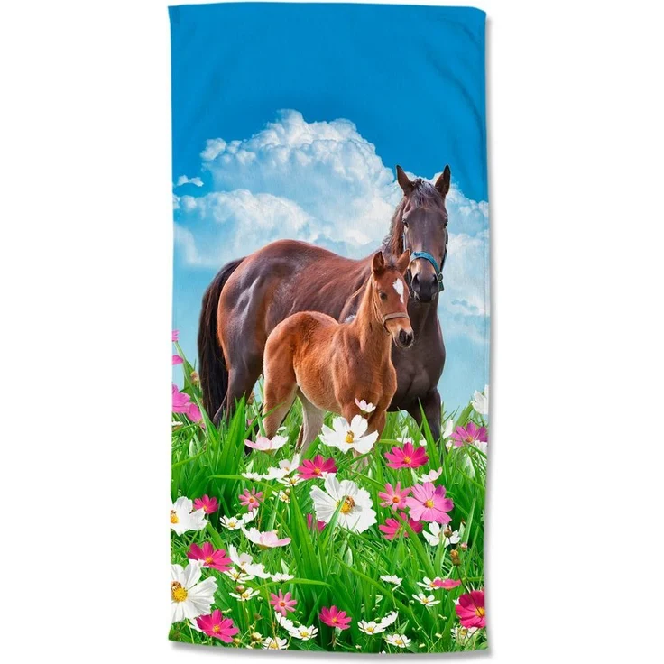 Good Morning Mikrofaser Strandtuch Liegetuch 75 X 150 cm Dora bunt – Bild 1