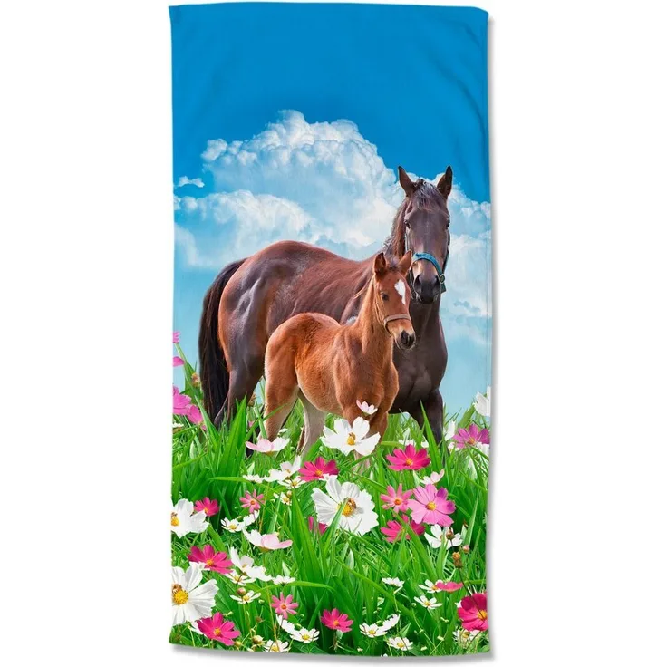 Good Morning Mikrofaser Strandtuch Liegetuch 75 X 150 cm Dora bunt