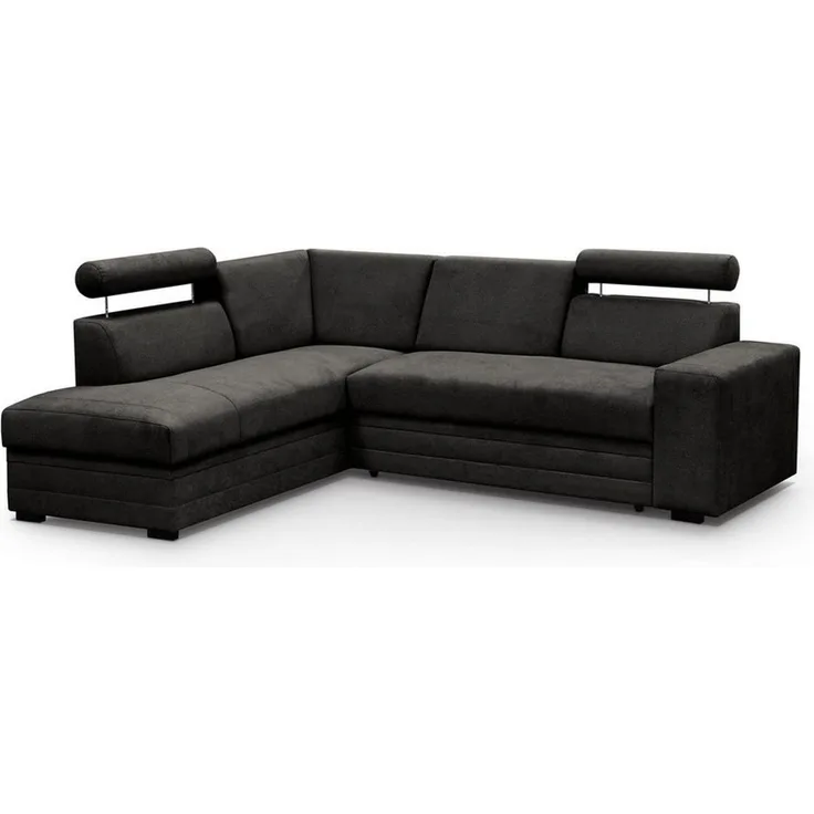 Beautysofa Polstergarnitur Roma Die Lieferung beinhaltet die Lieferung in die Wohnung, (modernes Set Eckgarnitur mit Sessel, Schlaffunktion, Bettkasten, verstellbare Kopfstützen), gepolstertes Ecksofa mit Sessel aus Bonnell-Federn für Wohnzimmer