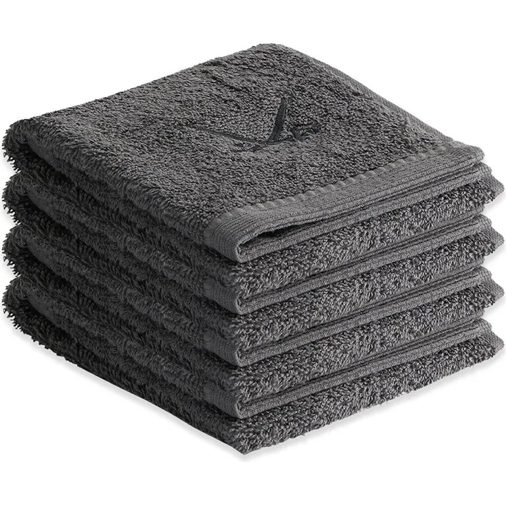 Sansibar Sylt Gästehandtücher Sansibar Sylt Handtuch Gästetuch Frottier-Serie Classic (Set, 4-tlg), mit hochwertiger Sansibar Säbel-Stickerei