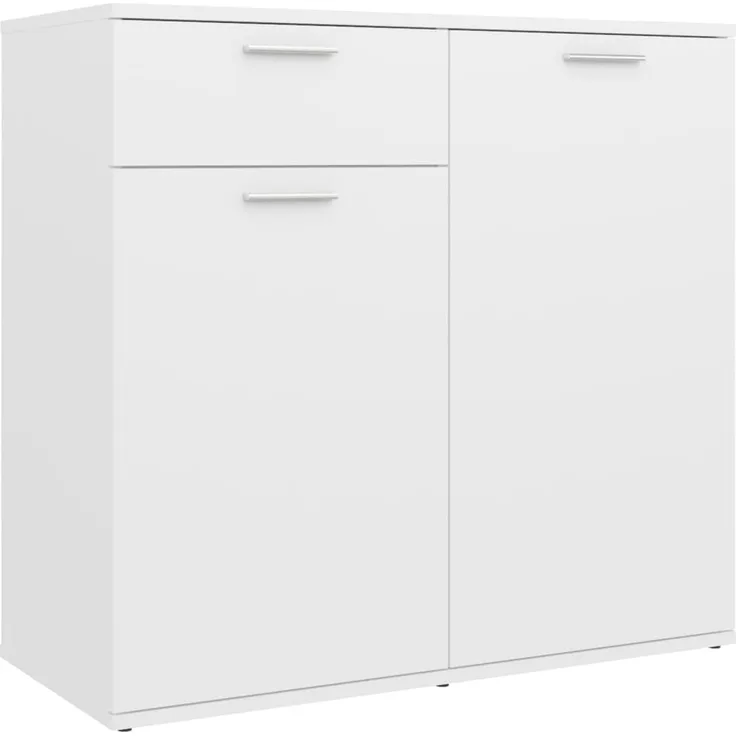 vidaXL Sideboard Weiß 80 x 36 x 75 cm Spanplatte [805770]