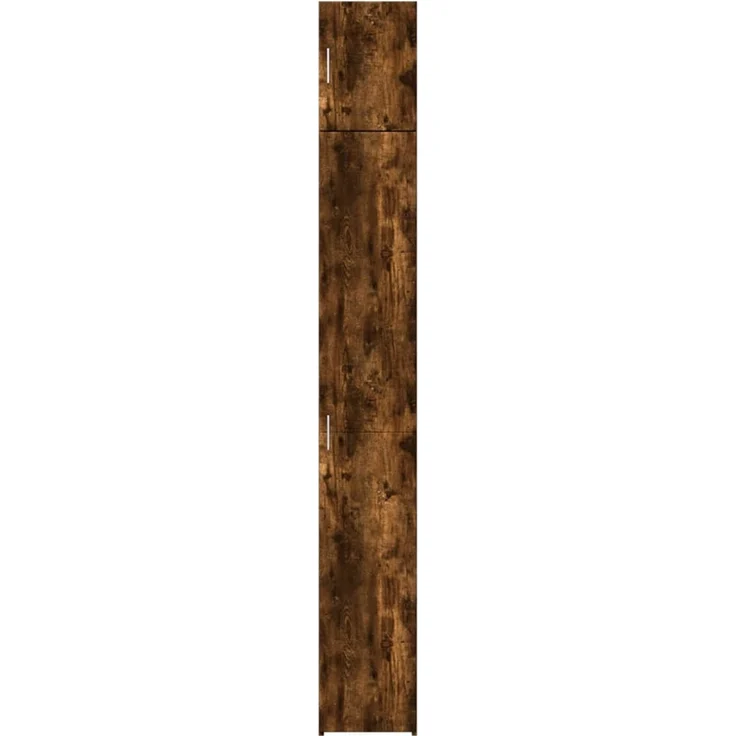 vidaXL Hochschrank Schmal Räuchereiche 30x42,5x225 cm Holzwerkstoff 3281263 – Bild 4