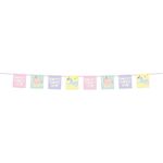 Folat 68291 Wimpelkette Unicorns & Rainbows-6 Meter, Mehrfarben