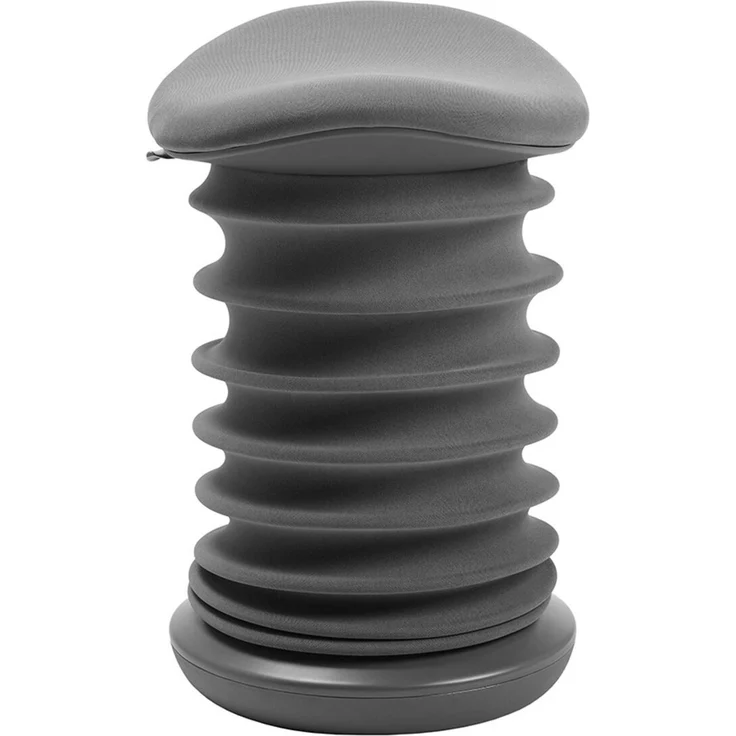 Sitness 'Sitness 4D' Ergonomischer Bürostuhl Schwinghocker, Stoff grau, 37.5 x 64 x 36 cm, höhenverstellbar – Bild 1
