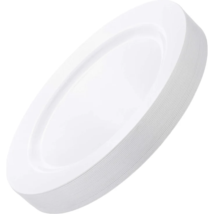 Mehrwegteller aus Kunststoff, 19 cm, 25 Stück – Bild 1