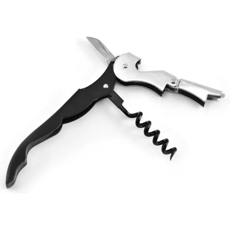 BAYLI Pizzaschneider 3er Set - 12cm Korkenzieher Wein aus Edelstahl Kellnermesser Wein – Bild 4