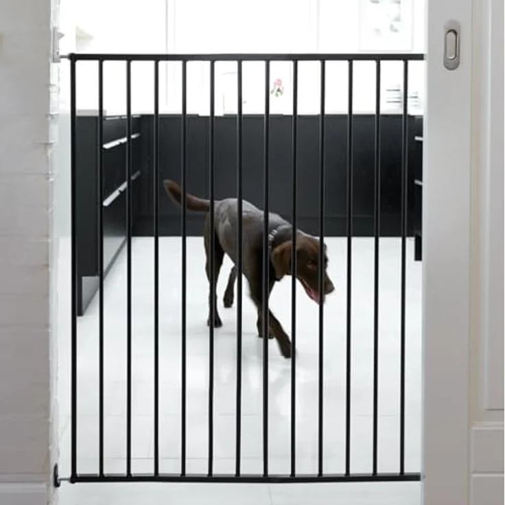 Bettacare Extra Hohes Schraubmontierte Haustier Safety Gitter, 62.5cm - 106.8cm, Schwarz, 103.5cm Hoch, Hundetreppe, Sicherheitsbarriere – Bild 11