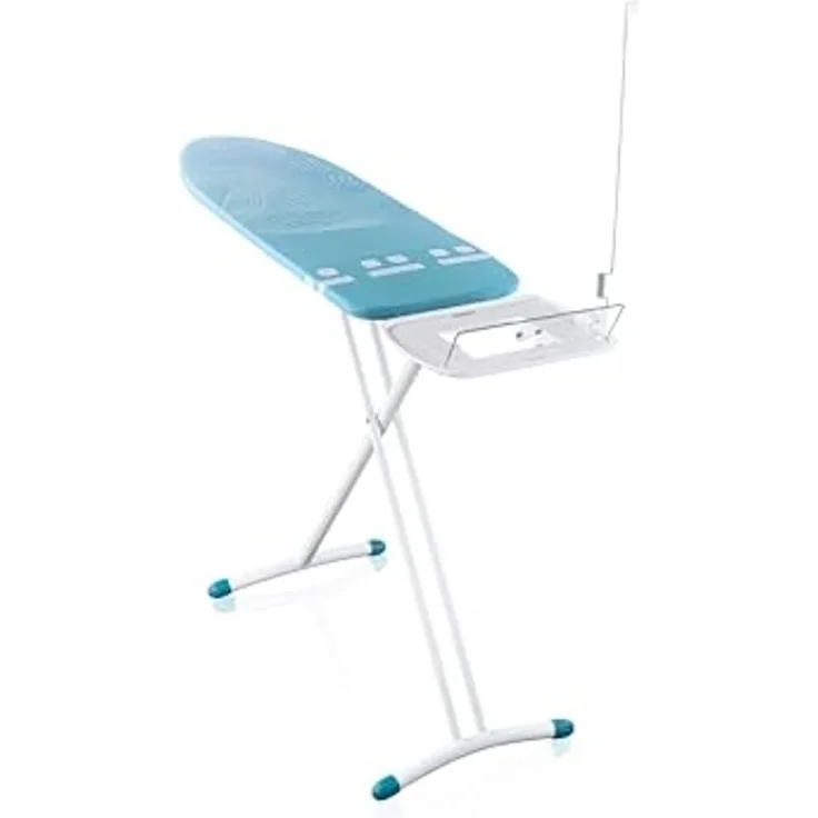 Leifheit Bügelbrett Bügeltisch AirBoard Express M Solid, Bügelfläche 38.0x120.0 cm, Höhenverstellbar, Bügelfläche 120x38 cm, auch für Dampfstationen