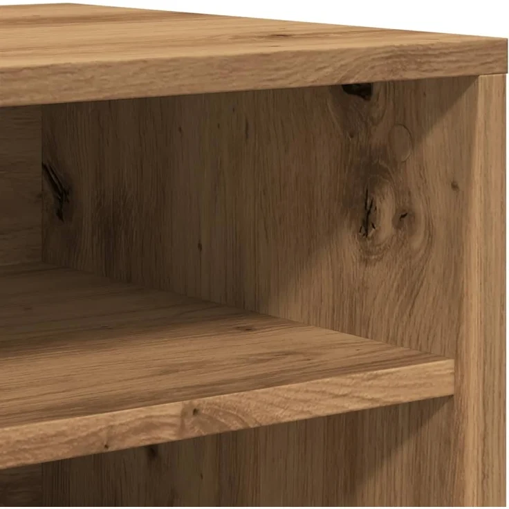 vidaXL Schuhregal Artisan-Eiche 60x35x70 cm Holzwerkstoff 856701 – Bild 8