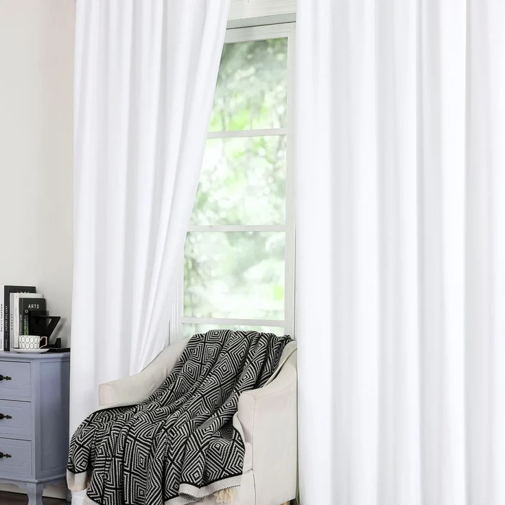 texpot Vorhang Samtvorhang 140 x 245 cm mit Kräuselband wasserabweisend (1 St), Kräuselband, verdunkelnd – Bild 5