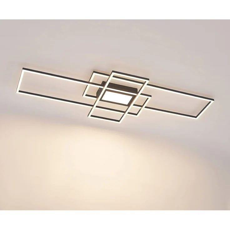 Lindby Deckenleuchten Caitilin, Enthalten, LED 52,5 W gesamt, Farbwechsel warmweiß / tageslicht – Bild 5