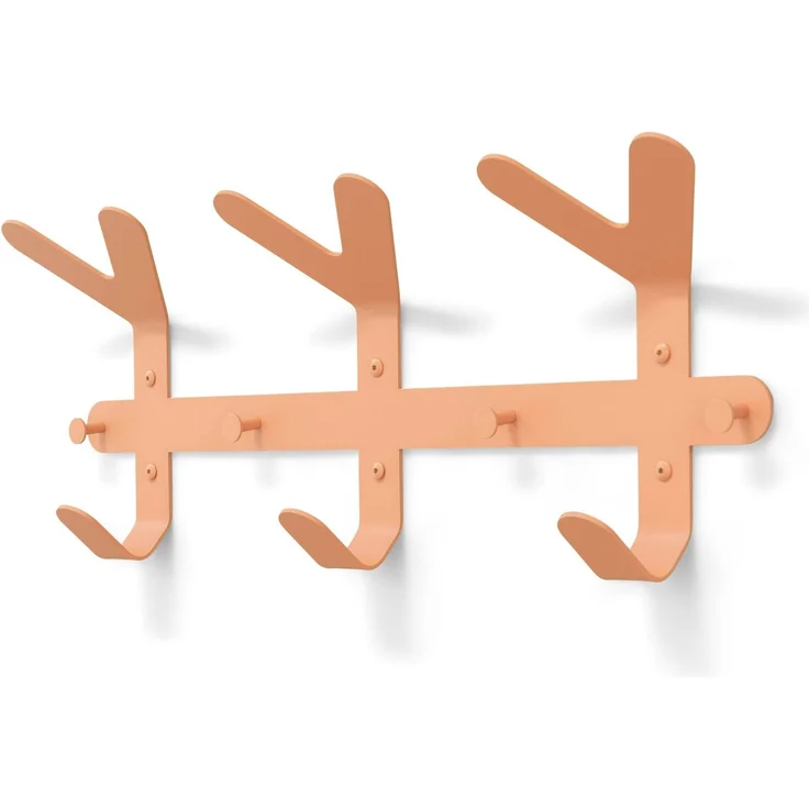 Spinder Design FRONDO Garderobe aus Stahl im modernen Farbton Clay Terra 66x8,5x37,5 cm – Bild 1