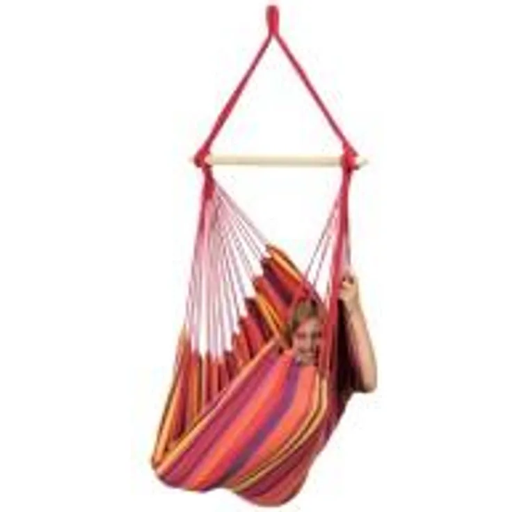 AMAZONAS AZ-2020125 Hanging hammock chair Without stand Indoor/outdoor Multicolour Red 120 kg 1300 mm