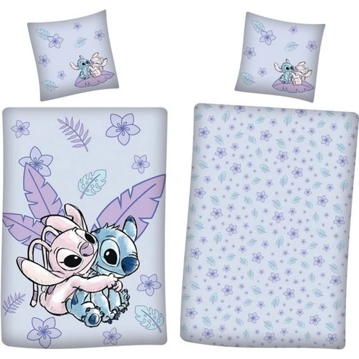 AY!Max Kinderbettwäsche Disney Lilo und Stitch Wende Bettwäsche 2tlg 135 x 200 cm, 1 teilig, Langlebig – Bild 4