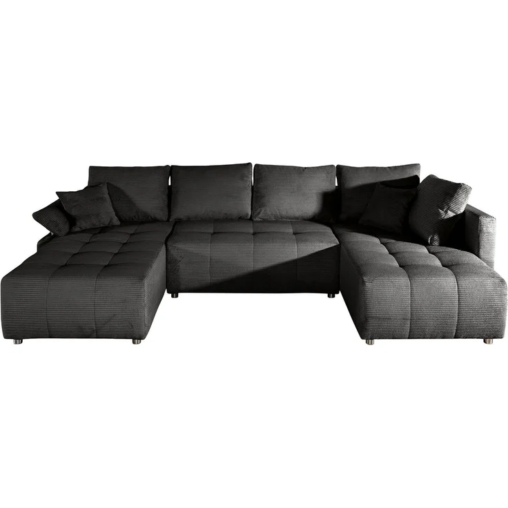 COLLECTION AB Wohnlandschaft Funtastic U-Form, B:288 cm, Schlaffunktion, Bettkasten, auch in Cord, Schlaffunktion, Bonnelfederkern, Rückenkissen, Armteilverstellung – Bild 1
