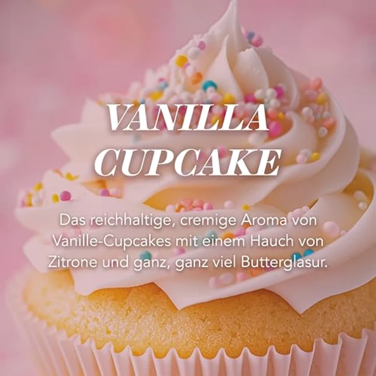 Yankee Candle Duftkerze im Glas (groß) | Vanilla Cupcake | Kerze mit langer Brenndauer bis zu 150 Stunden | Perfekte Geschenke für Frauen – Bild 2