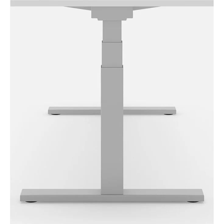 SLS 670 PRO Schreibtisch - 160 , Weiß , Silber – Bild 3