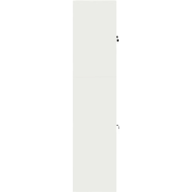 vidaXL Aufbewahrungsschrank 2 stk. Weiß 90 x 40 x 175 cm Stahl 3438722 – Bild 9