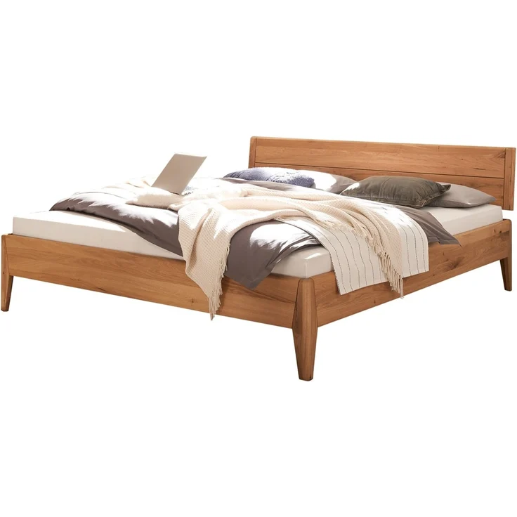 Doppelbett 180x200cm 'Ancona' Wildeiche massiv geölt – Bild 4
