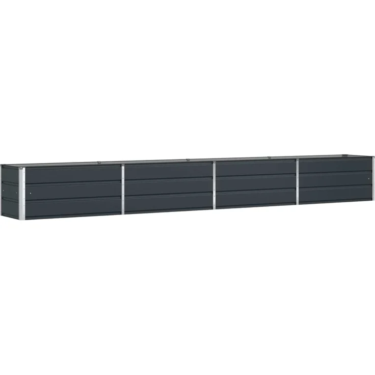 vidaXL Pflanzkübel Anthrazit 385 x 50 x 45 cm Verzinkter Stahl 42018208 – Bild 2