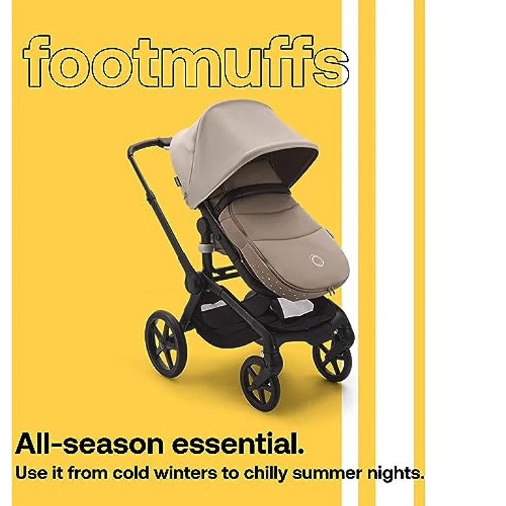 Bugaboo All Season Fußsack Dune Taupe Taupe – Bild 3