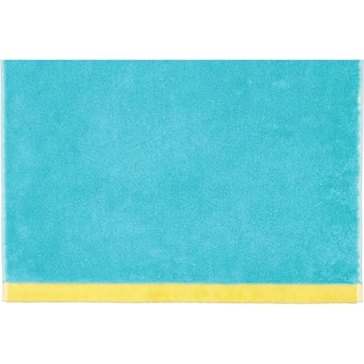 Cawö Handtücher Lifestyle Splash Doubleface|Waschhandschuh 16x22 cm| türkis-apricot – Bild 4
