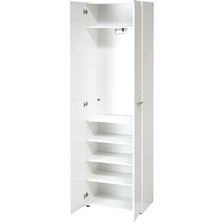 Garderobenschrank 3577 ADANA Schrank in weiß Hochglanz von Germania – Bild 4