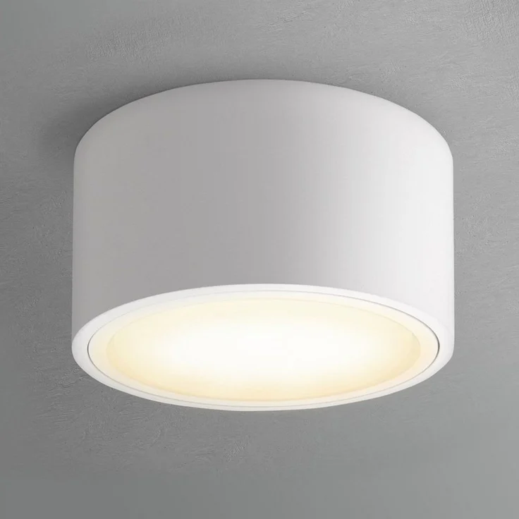 SSC-LUXon LED Aufbaustrahler Flacher LED Aufbaustrahler CELI-X in rund matt mit 5W drei Lichtmodi, Warmweiß – Bild 3
