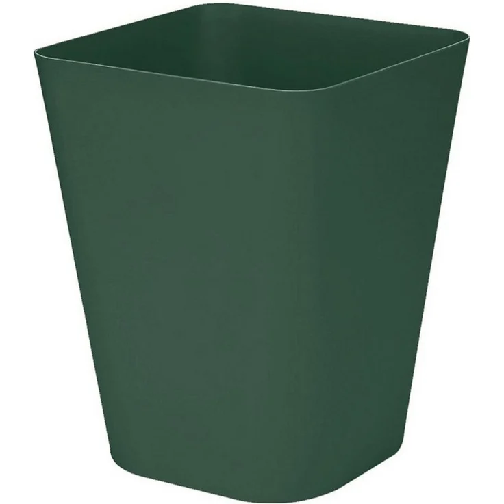 Sinoba Papierkorb moderner Mülleimer Papiereimer 6102 eckig, Höhe 29cm, Grün – Bild 1
