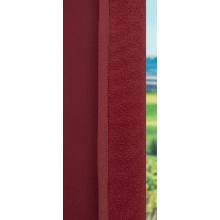 Lysel - Ösenschal Iso Verdunklung #1W in den Maßen (B x H): 135x245 cm in Rot/rot – Bild 5